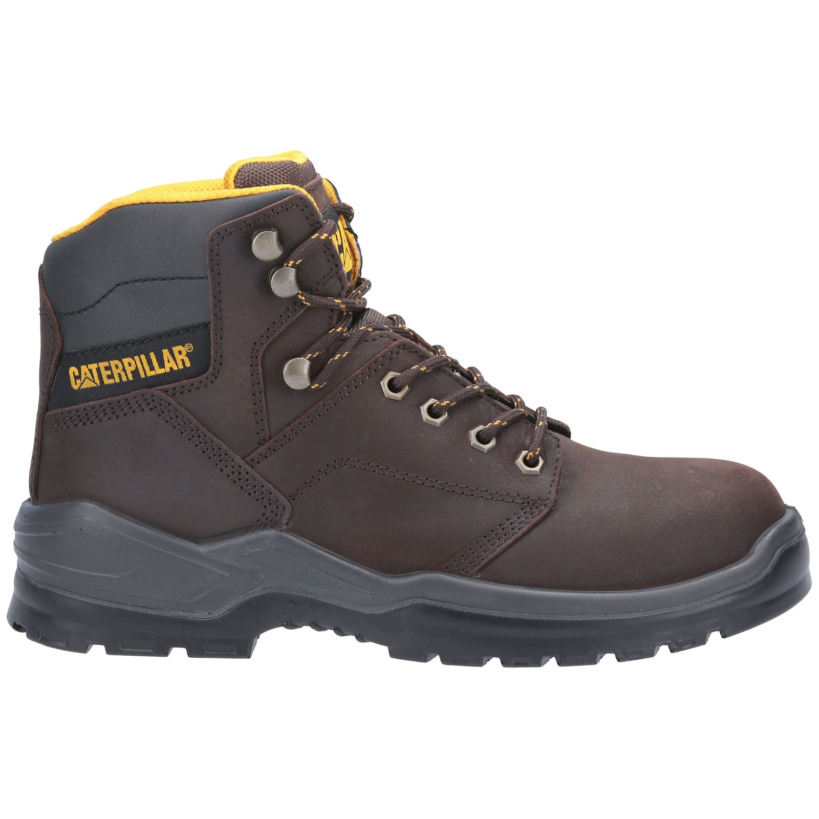 Men's Caterpillar Striver St S3 Src Work Boots Brown Ireland PJIO53461